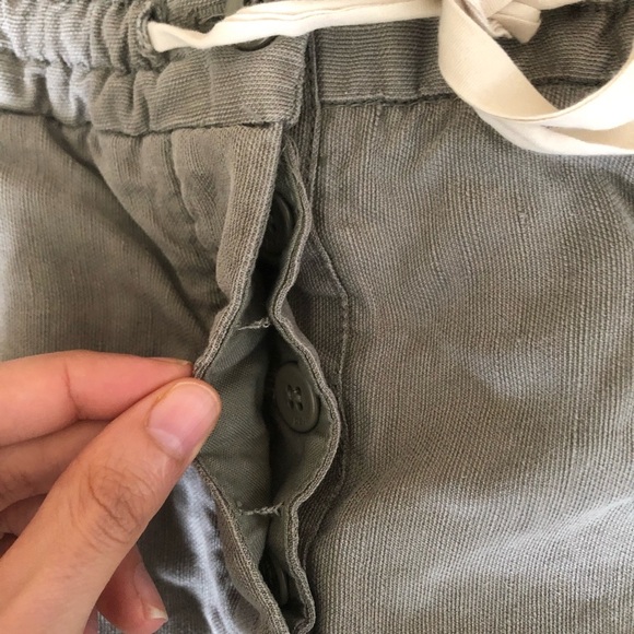 WILFRED/ ARITZIA Linen Grey trousers - Picture 12 of 16